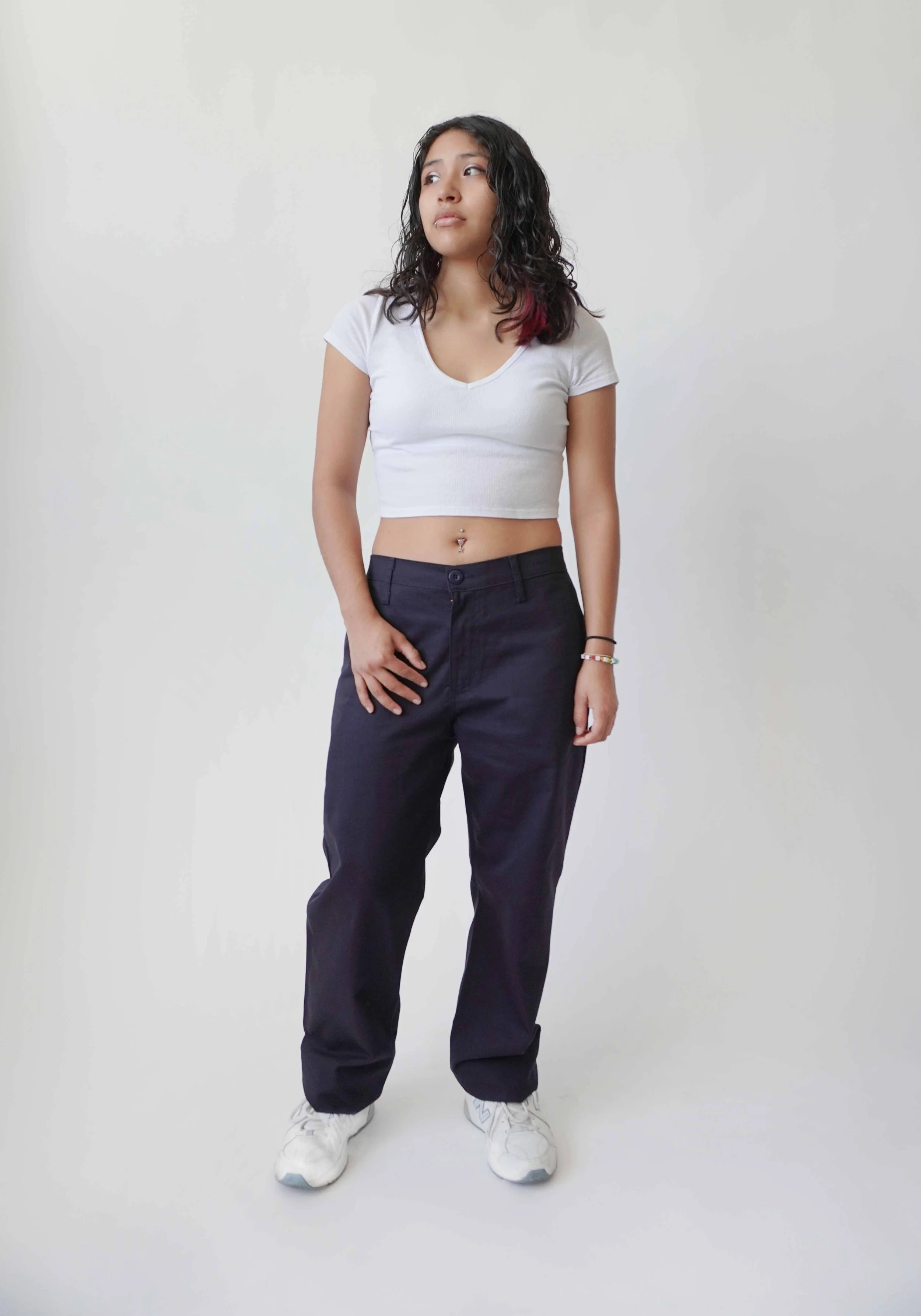 Navy Relaxed Chino Pants — Neo Blue Jeans – Made-in-USA Baggy Denim